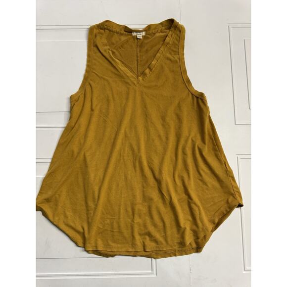 dylan Tops - Dylan Women’s Yellow V Neck Tank Top Size XS Suede Feel